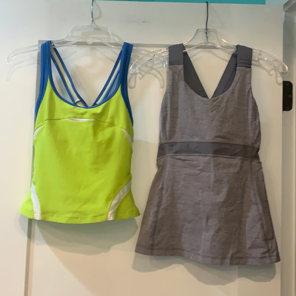 XS Nike & Sz. 4 Lululemon Tanks